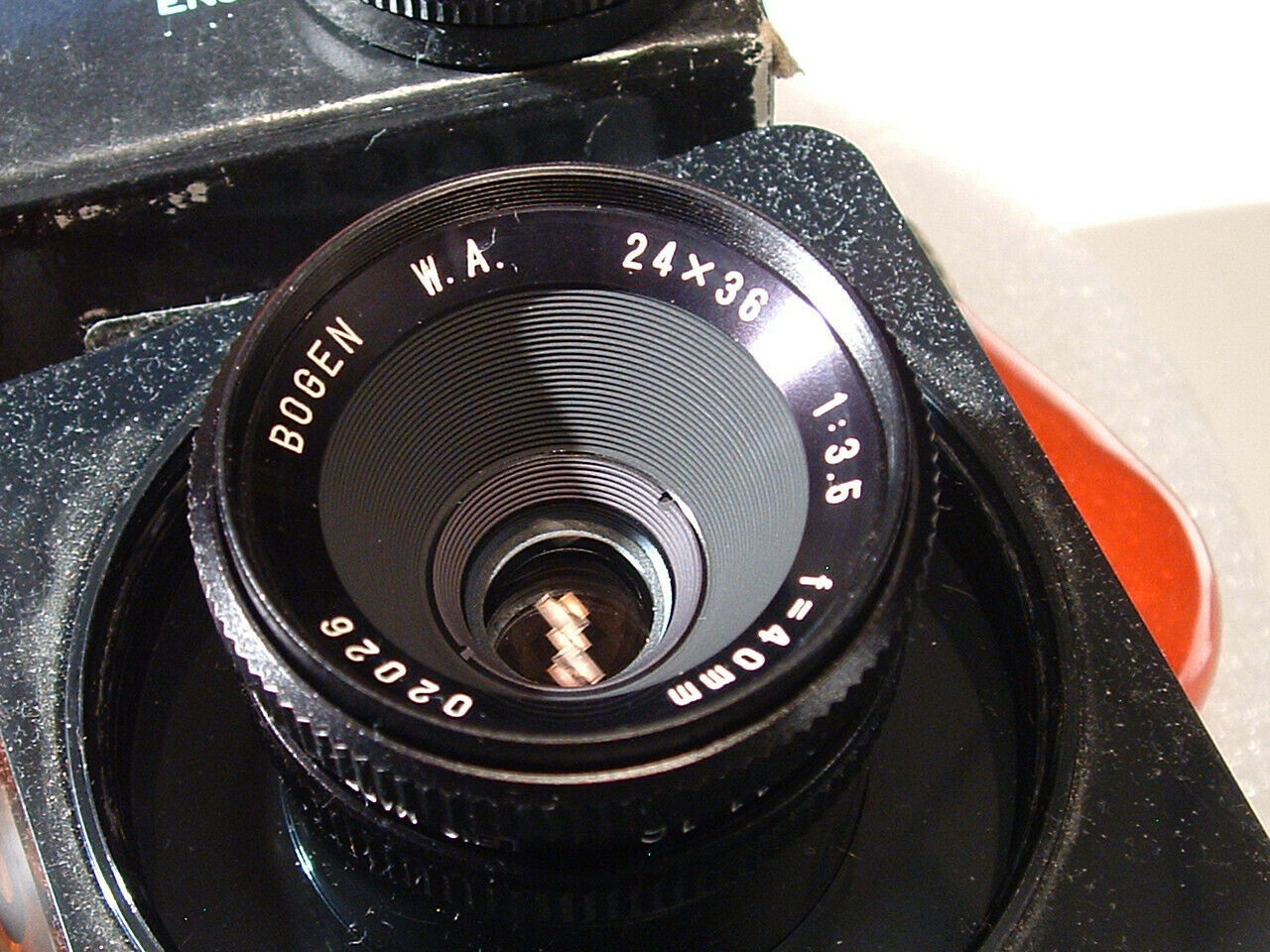 Lot Of 2 Enlarger Lenses - 40mm F/3.5 & 75mm F/3.5