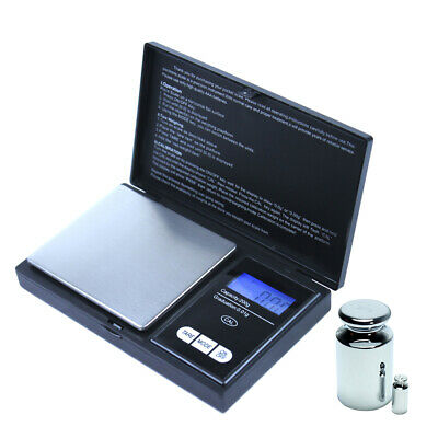 200g X 0.01g Digital Pocket Scale Precision Jewelry Scale / Calibration Weights