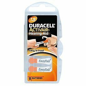 Duracell Activair Hearing Aid Batteries: Size 13 (80 Batteries)