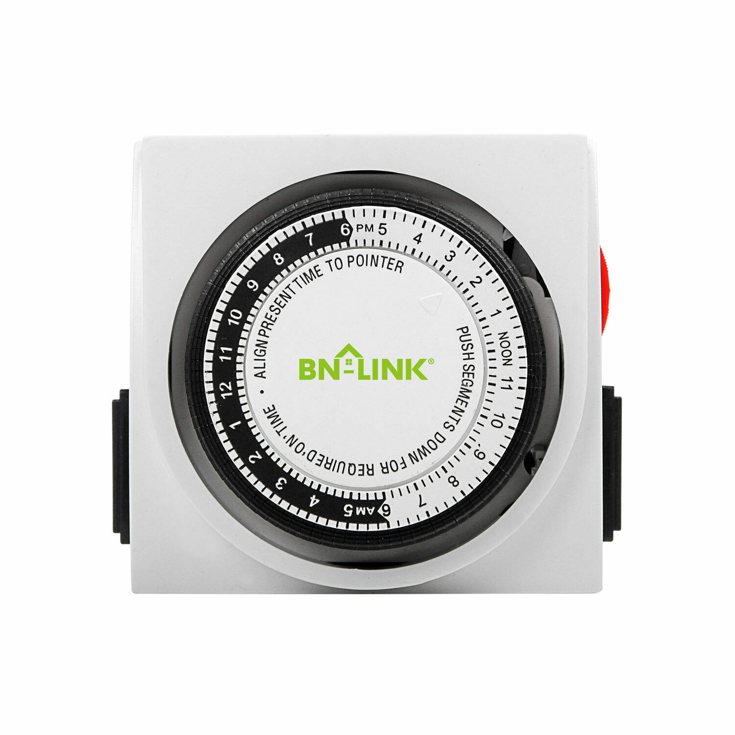 Bn-link Dual Outlet 15 Minutes To 24 Hour Heavy Duty Mechanical Timer