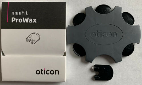 1 Pack Oticon Prowax Minifit Hearing Aid Wax Guards. 6 Filters Total.