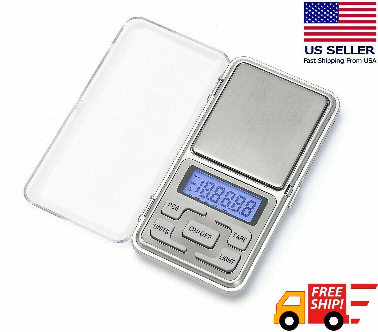 Portable 200g X 0.01g Mini Digital Scale Jewelry Pocket Balance Weight Gram Lcd