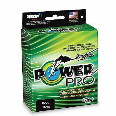 Power Pro Braided Line Original Powerpro [150,300,500yd, Moss, Hi-vis, Red]
