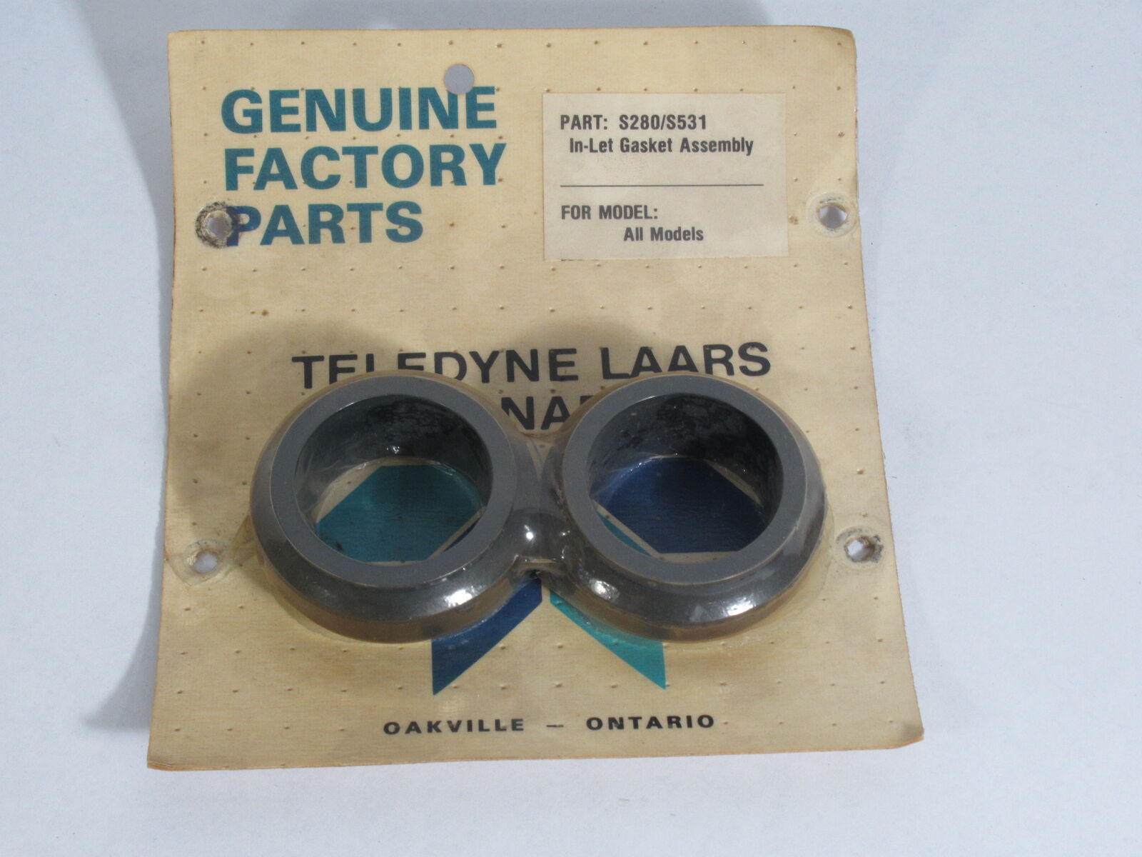 Teledyne Laars S280/s531 In-let Gasket Assembly New