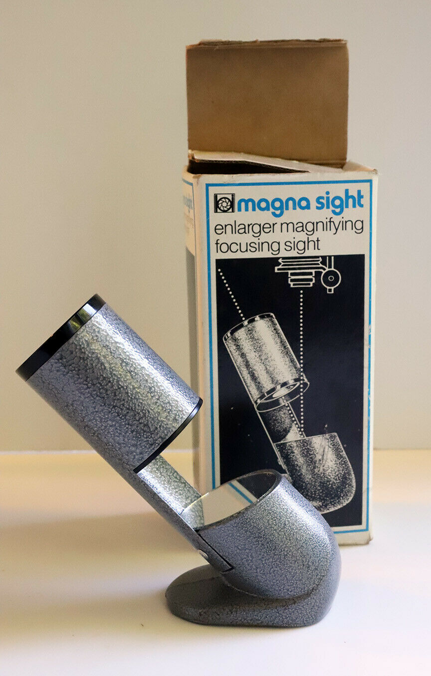 Near Mint Magna Sight Photo Darkroom Enlarging Magnifying Grain Focuser W Box