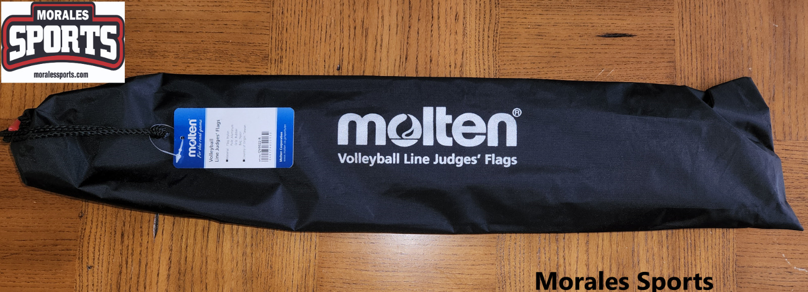Molten Qv0022-r Volleyball Linesman's Flags Set Of 2 Red Flags - * Us Seller *