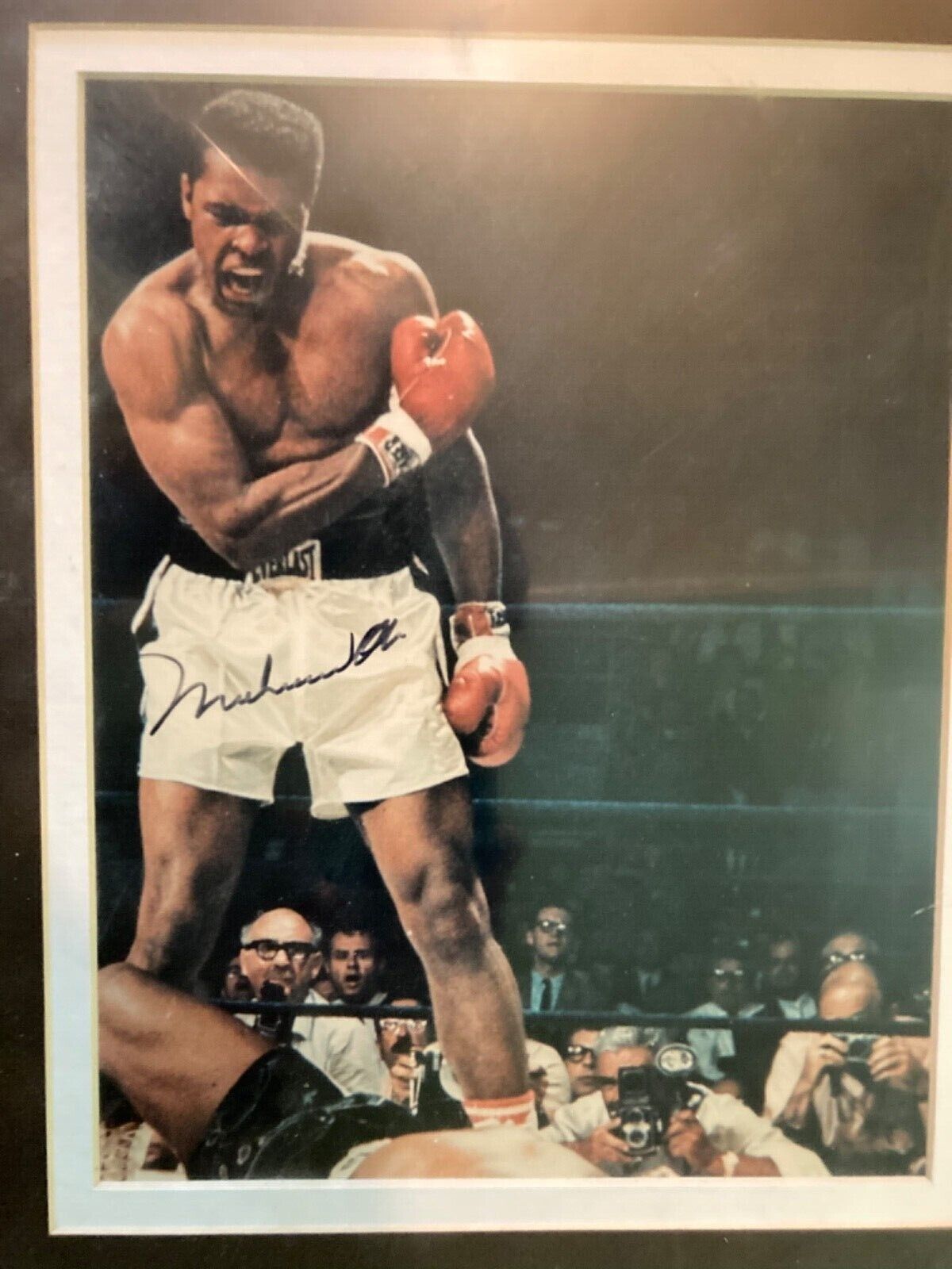 Muhammed Ali Autograph Framed W/certificate Of Authenticity 100% Authentic!!!!!!