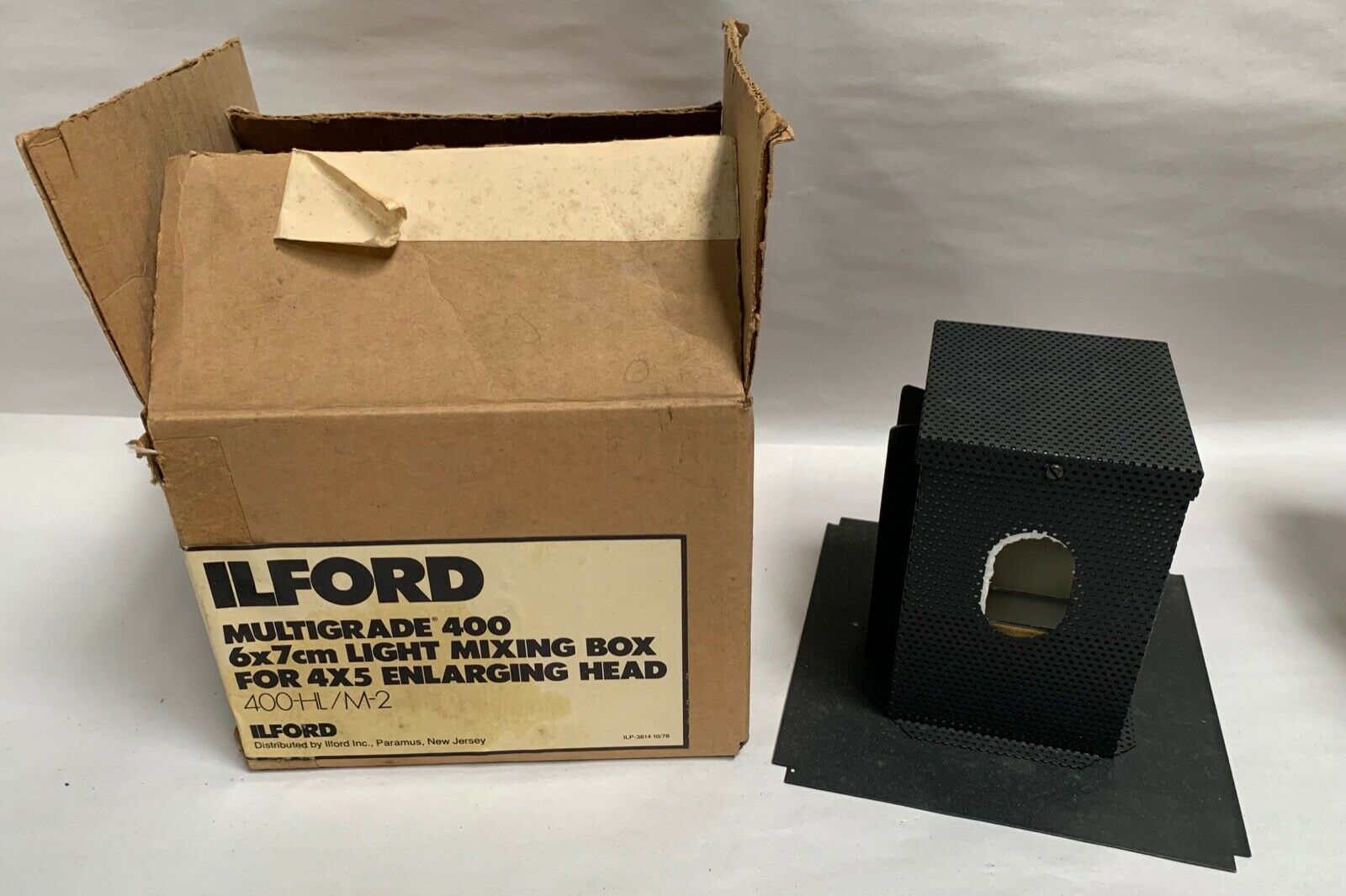 Ilford 400-hl/m-2 Multi-grade 400 6x7cm 4x5 Enlarging Head Light Mixing Box (a25