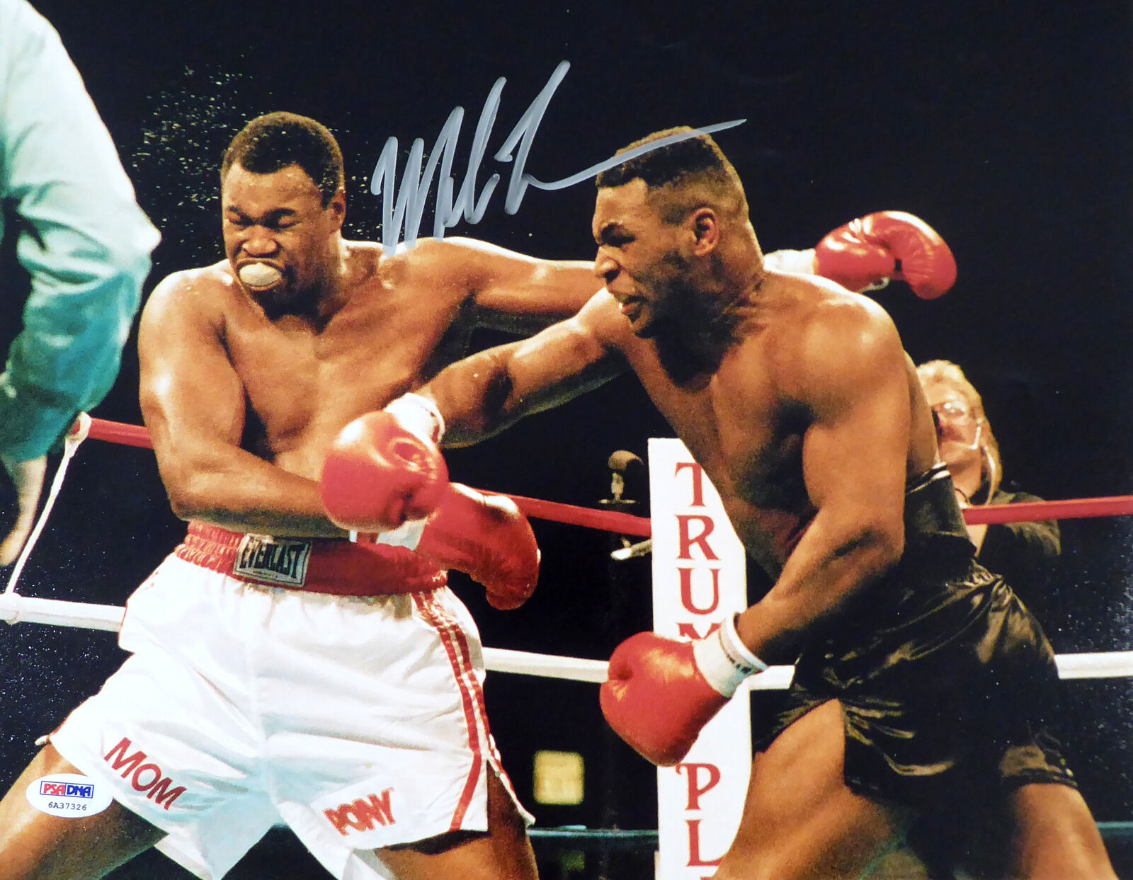 Mike Tyson Autographed Signed 11x14 Photo (crease) Psa/dna #6a37326