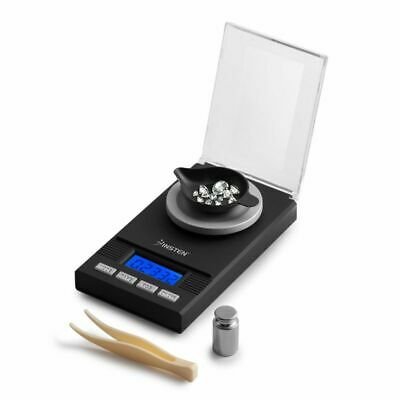 20g X 0.001 Precision Mini Pocket Digital Jewellery Milligram Scale - Black